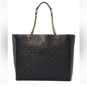 TORY BURCH Black Bryant Tote Bag